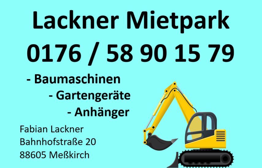 MIETEN Hochgrasmäher Rasenmäher Benzin AS Allmäher in Meßkirch