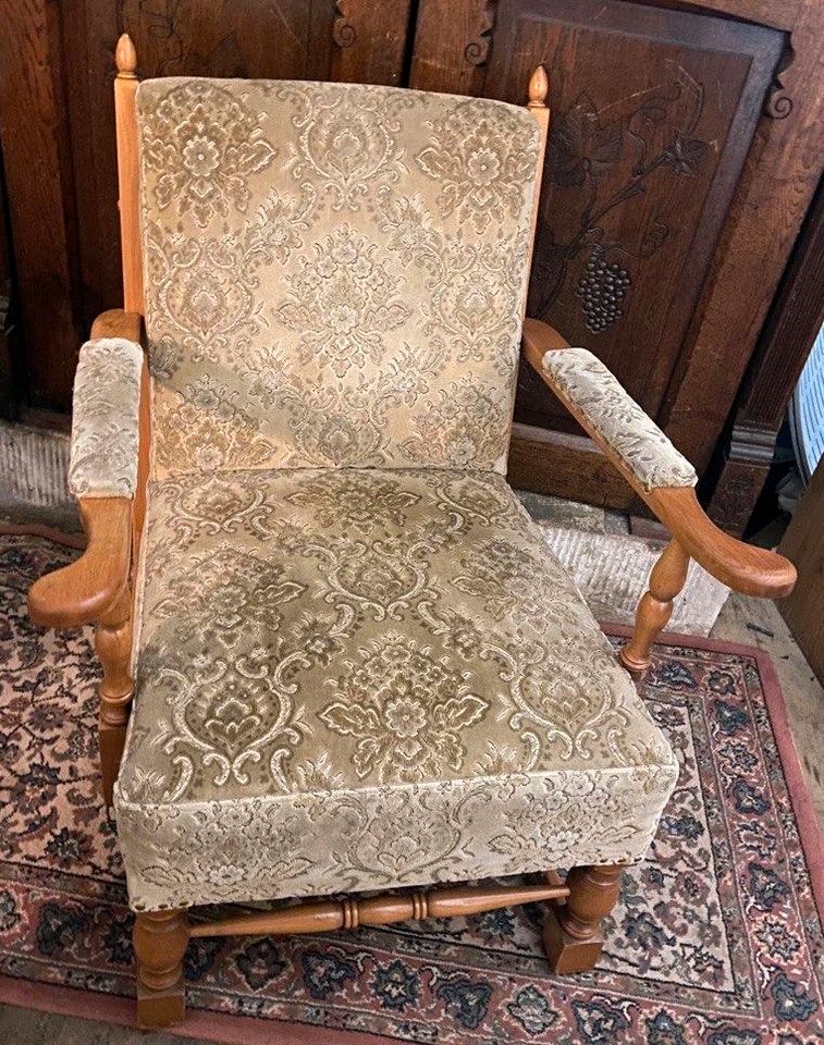 Alter antiker Retro Vintage Sessel Armlehnensessel super Zustand in Dresden