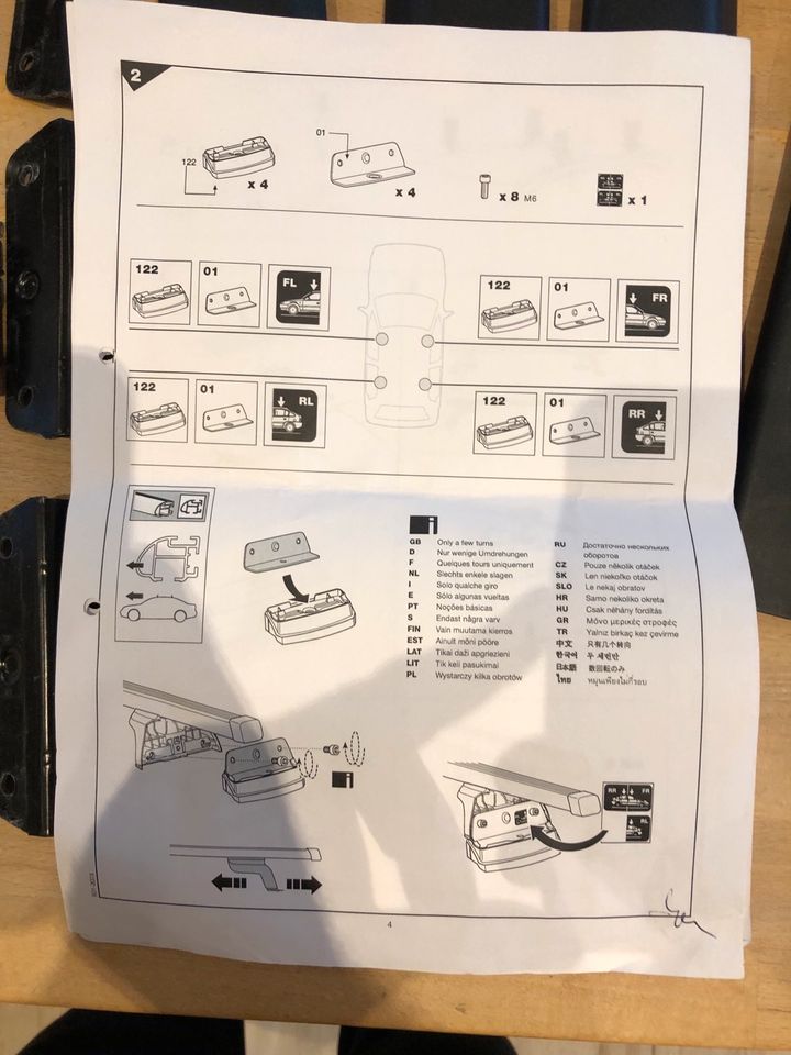 Thule Kit für Dachträger Typ 183177 in Hebertshausen