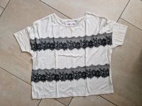 T-SHIRT JW cropped wide cut, lace, creme/ schwarz Bayern - Eschenbach Vorschau