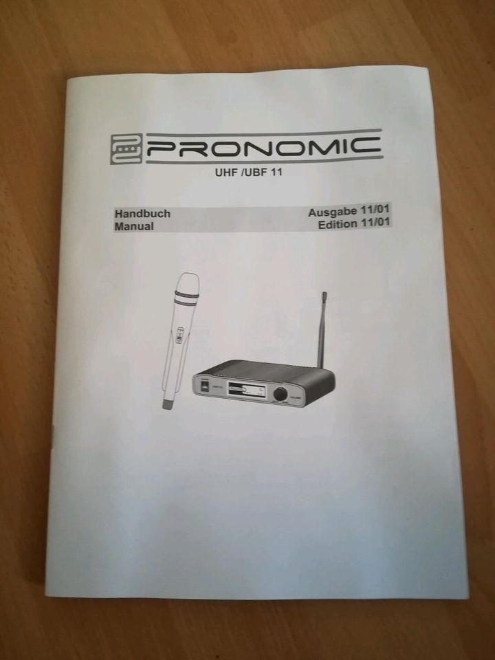 Pronomic UBF-11 Professional Wireless Microphone System in Ingelheim am Rhein