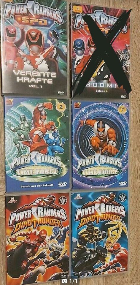 Power Ranger DVD's in Schlotheim