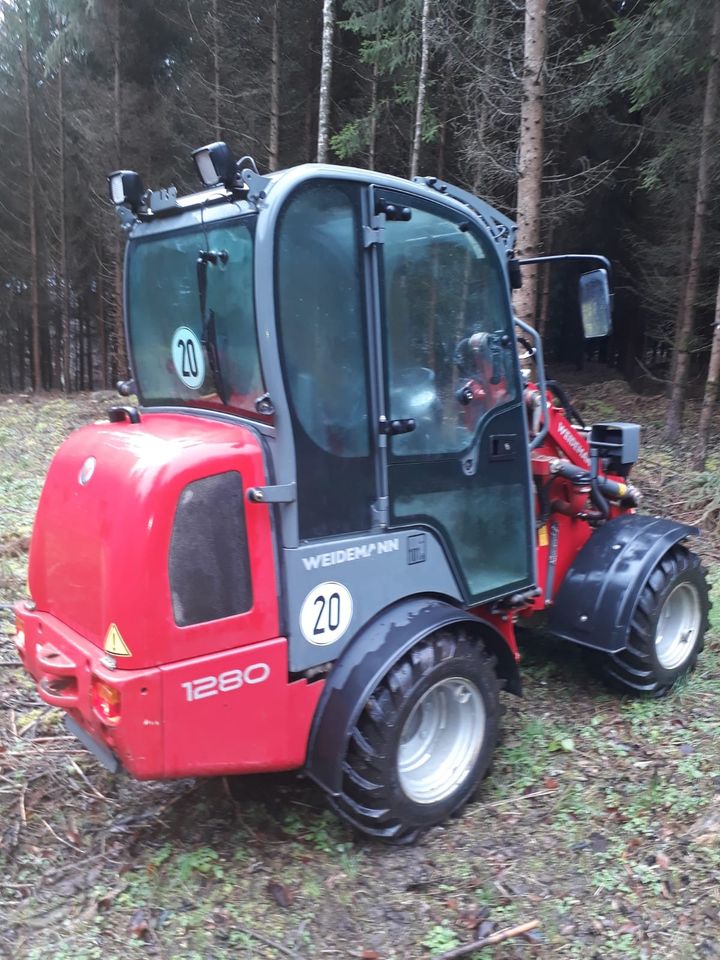 Weidemann 1280 Hoflader Bj.15 Großer Motor 24,4KW Radlader Wacker in Schwäbisch Hall