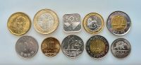 10 verschiedene Münzen / Kursmünzen Welt Baden-Württemberg - Mühlacker Vorschau
