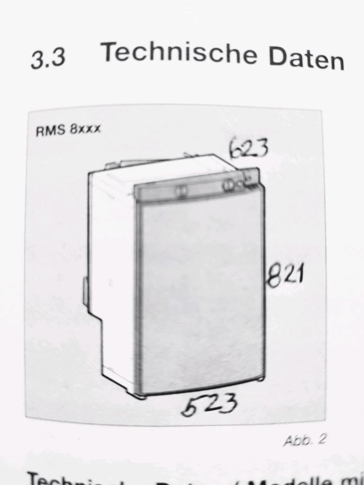 Kühlschrank 3-Wege für Wohnmobil Caravan DOMETIC 230V+12V+Propan in Chemnitz