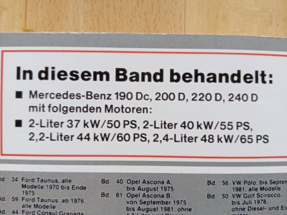 Jetzt helfe ich mir selbst Band 24 - Mercedes Diesel bis 1976 in München