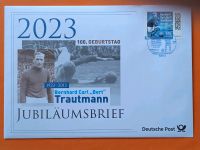 Jubiläumsbrief Deutsche Post 2023: 100. Geburtstag Bert Trautmann Hessen - Aßlar Vorschau