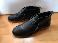 Schwarze Boots Echtleder Größe 44 Stiefel Schuhe Herren Herbst Dresden - Klotzsche Vorschau