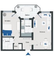 "2-Zimmer-Wohnung im Obergeschoss mit Balkon zu vermieten" Bayern - Sulzbach a. Main Vorschau
