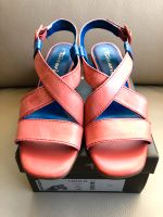 TAMARAS Tolle Sommer-Sandalette 38 EchtLEDER NEU BUNT KoralleBlau Nordrhein-Westfalen - Gelsenkirchen Vorschau