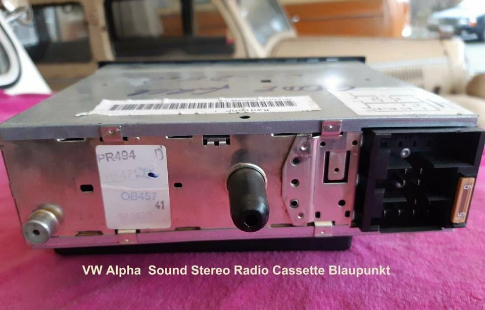 VW Alpha  Sound Stereo Radio Cassette Blaupunkt in Köln