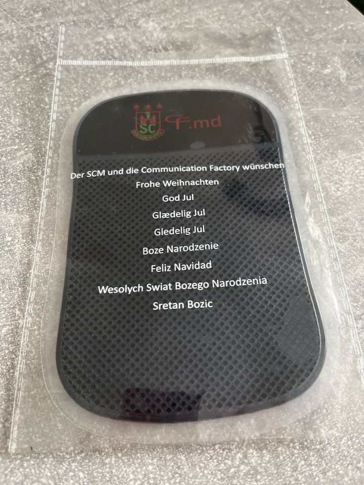 SC Magdeburg Anti Rutschmatte Pad Silikon Smartphone Handy in