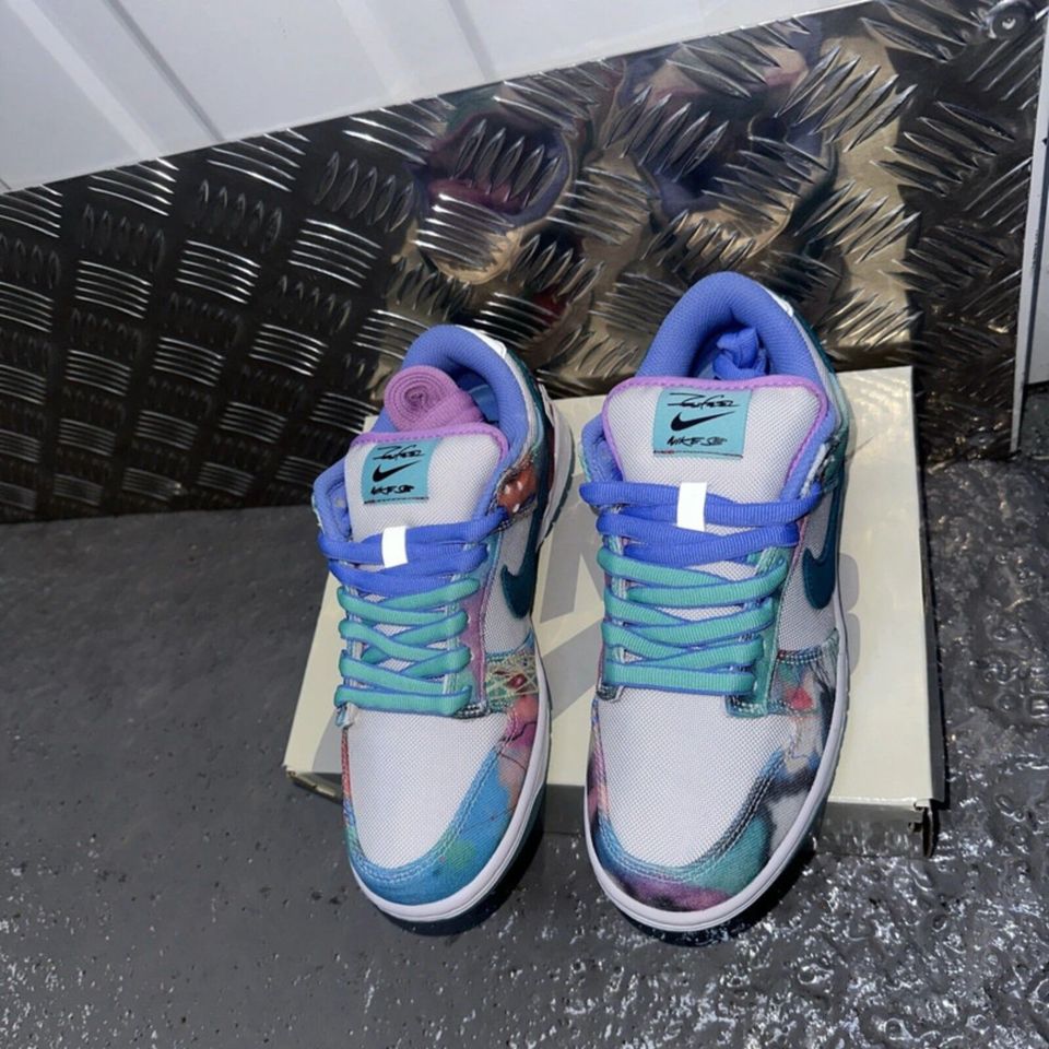 Nike SB Dunk Low x Futura Laboratories Bleached Aqua EU38.5/US 6 in Chemnitz