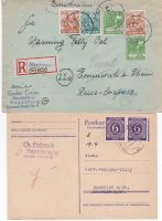 Magdeburg - 1 Einschreibe Brief + 1 Postkarte Nordrhein-Westfalen - Kalkar Vorschau