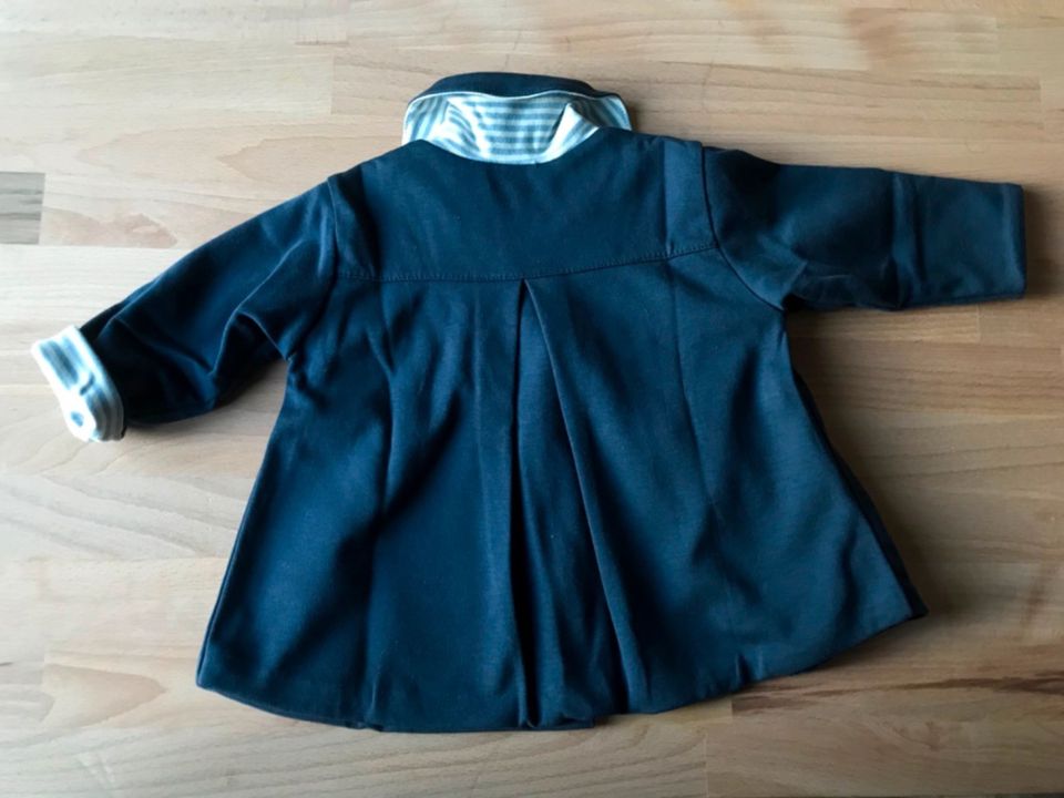 KBK Jacke gefüttert 100% Organic cotton / kbA Baumwolle blau NEU in München