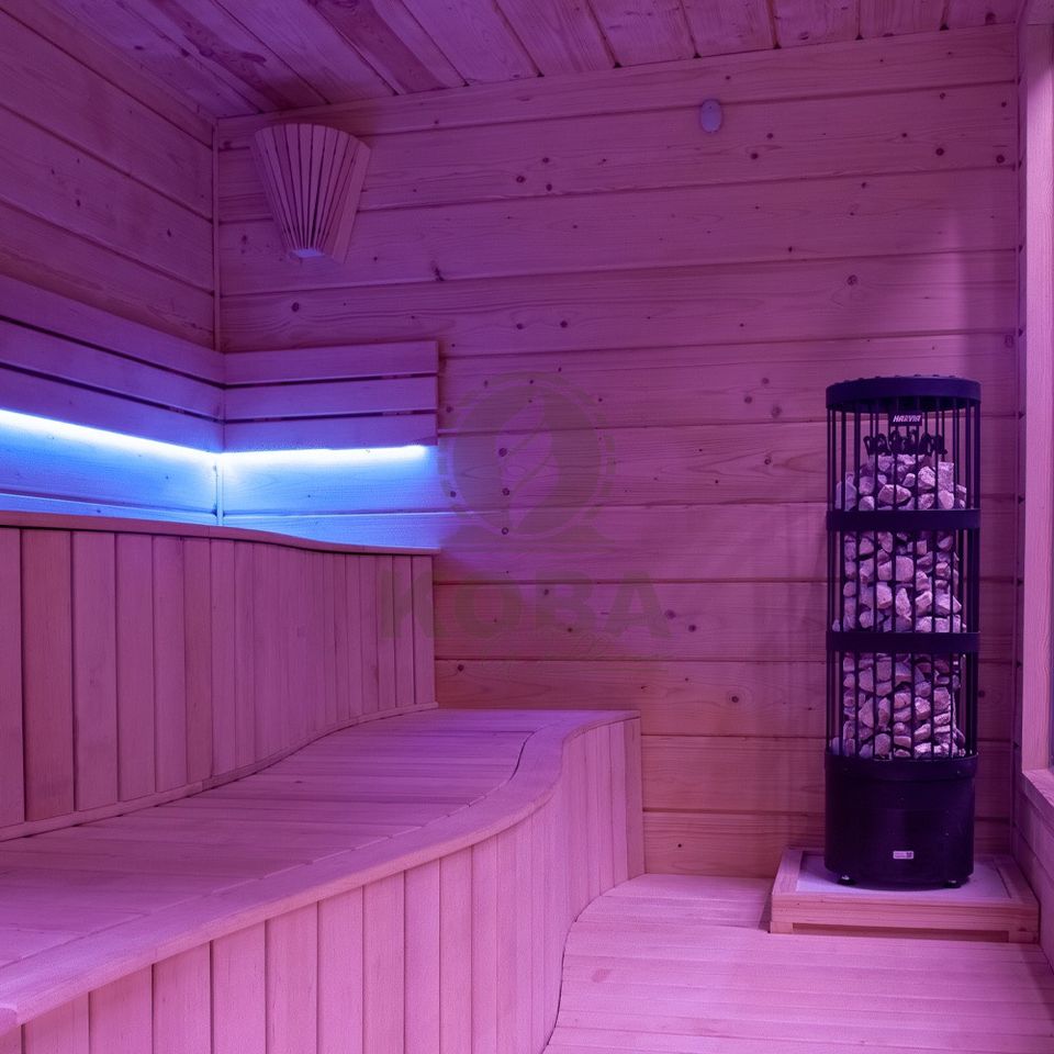 KOBA CUBE Sauna | Gartensauna | 2,5 m | Quadratisch | Außensauna in Eichenzell