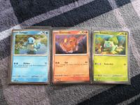 Pokemon Karten Starter Trio Kanto Holo Promo Glumanda 151 Niedersachsen - Haren (Ems) Vorschau