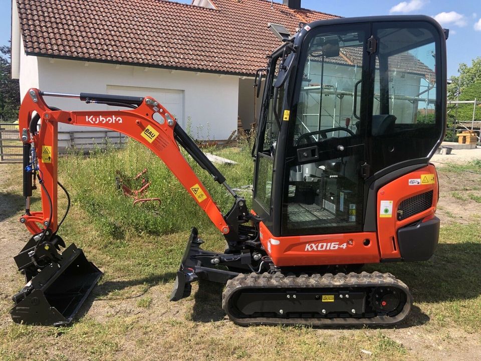 Minibagger Kubota KX 16 zu vermieten; , Baumaschinen, Wochenmiete in Abensberg