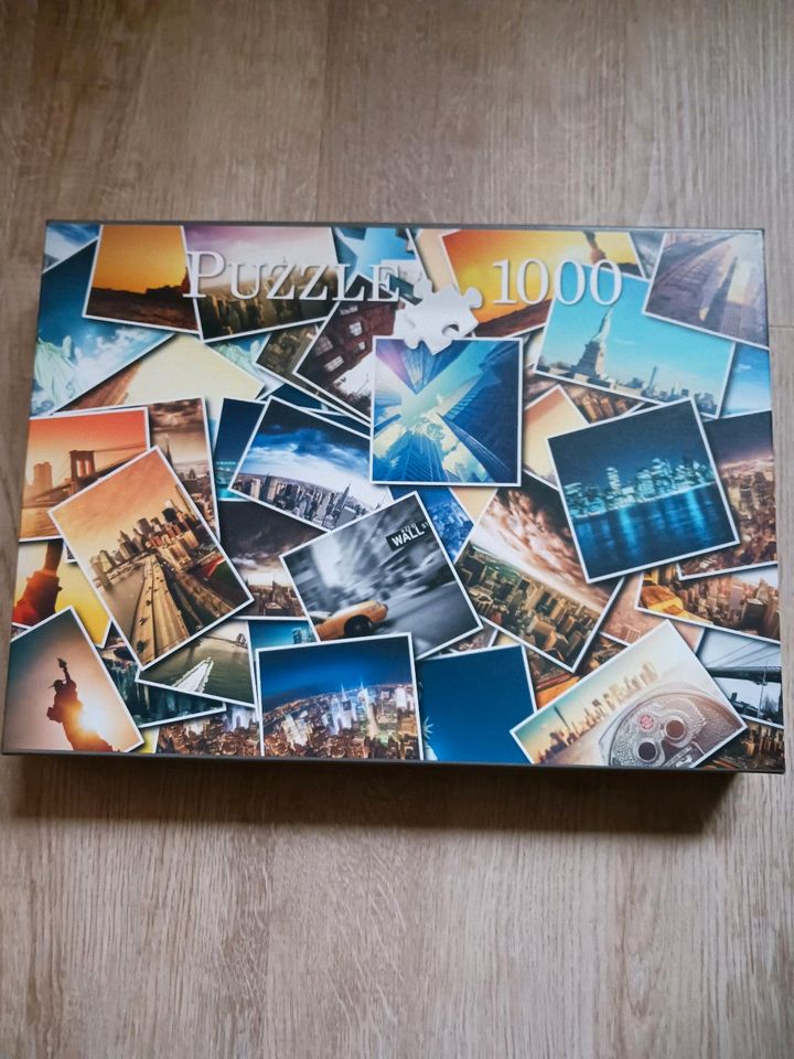 1000 Teile Puzzle, auf Reisen, vollständig in Düsseldorf
