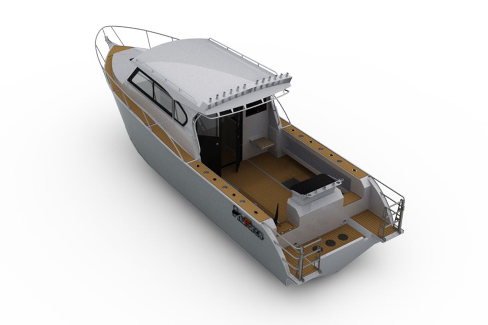 AluForce F960 HTF Aluboot Aluminiumboot Angelboot Pilothouse in Bargteheide