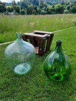 Alte Glasballon - Weinballon - Garten Deko Bayern - Dingolfing Vorschau