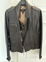 Damen Biker Leder Jacke in dunkelbraun von Mango Größe XS Nordrhein-Westfalen - Rösrath Vorschau