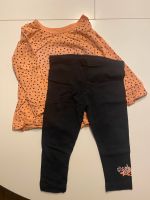 Baby Mädchen Set: Shirt und Leggings 74/80 Brandenburg - Schönefeld Vorschau