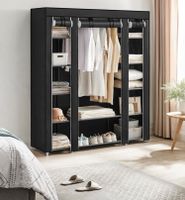 2x NEU Kleiderschrank Stoffschrank schwarz, 175x150x45cm Bayern - Scheuring Vorschau