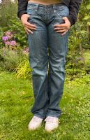 We are Replay Gr.38/40 w30/L34 Low Rise Wide Leg Jeans Hose Loose Nordrhein-Westfalen - Krefeld Vorschau