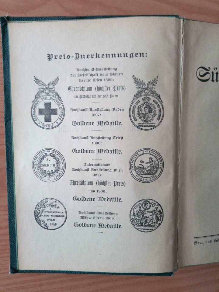 Antikes Kochbuch 1926 Süddeutsche Küche K.Prato in Dessau-Roßlau