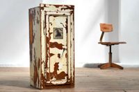 Hängeschrank Wandschrank Shabby Weiß Antik Alt Vintage Fabrik Dresden - Äußere Neustadt Vorschau