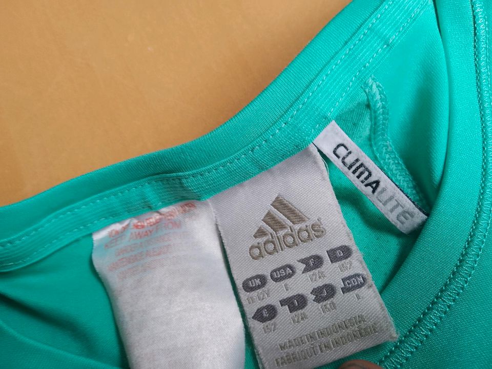 Adidas schönes Shirt Sport w. Neu climalite Gr 152 Mädchen Kleidu in Nuthe-Urstromtal