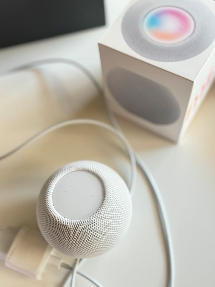 Apple HomePod mini weiß neuwertiger Zustand Lautsprecher Musikbox in Sandhausen