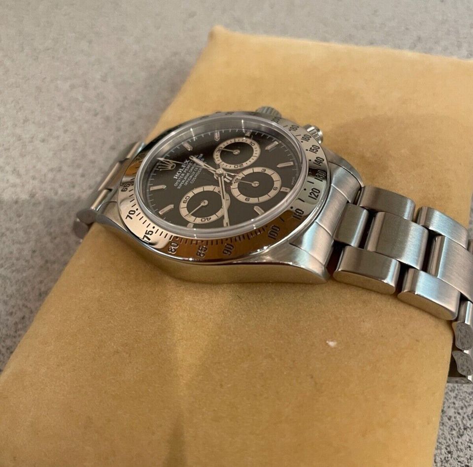 Rolex Daytona Zenith Stahl Ref. 16520 Schwarz Chrono 1994 in Aschaffenburg