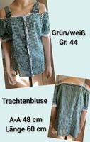 Grün/Weiße Trachtenbluse  NEU, Gr. 44 Niedersachsen - Hemslingen Vorschau