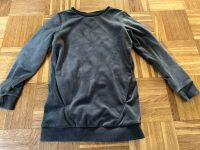 Langer Pullover, grau, samt, Gr. 128 Hessen - Bad Vilbel Vorschau