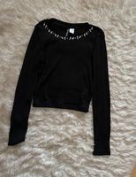 H&M Shirt Langarm Top Strass Glitzer Party Feier Gothic XS NEU Schleswig-Holstein - Bad Segeberg Vorschau