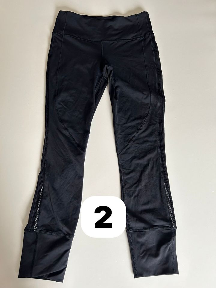 2 x Lululemon Leggings Hosen Gr. 6 schwarz in Pulheim