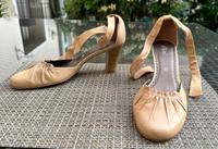 Schnür Pumps v. S. Oliver, echt Leder beige, Damen Gr. 39 Berlin - Steglitz Vorschau