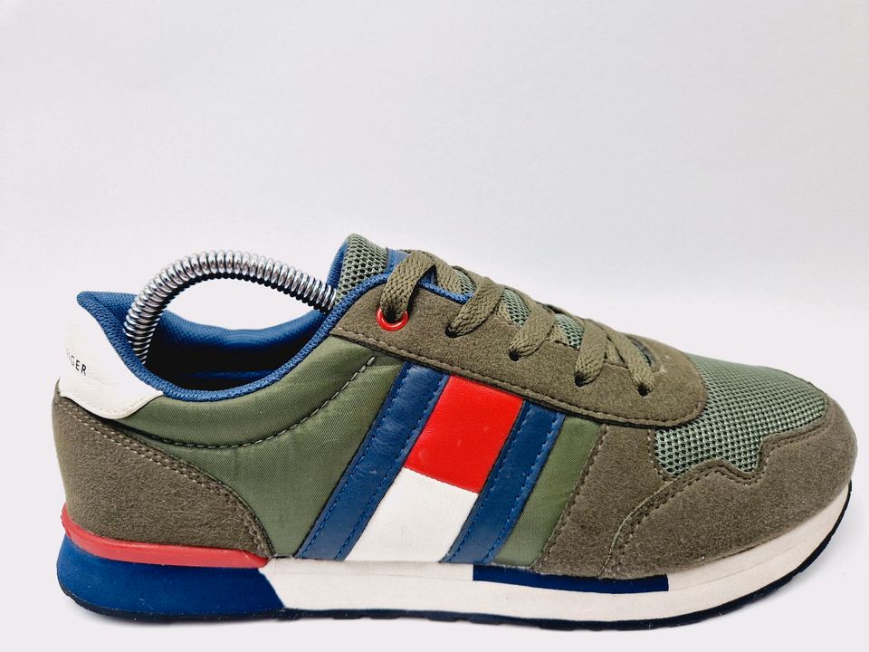 Tommy Hilfiger Low Green Gr. 39 / schnür Sehr gut T3B4-32074-0316 in Worms