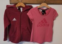 2er Set Adidas Jacke/Shirt * Größe 116 Sachsen-Anhalt - Tangeln Vorschau