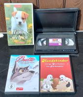4 x Tierfilme für Kinder - 2 x VHS - 2 x DVD Sachsen - Gröditz Vorschau