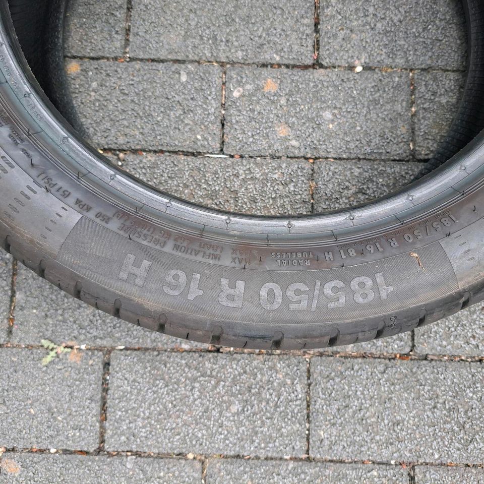 2x Sommerreifen Continental Contact 185/50 R16 in Unna