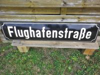 Straßenschild Emailleschild Flughafenstraße 80x18 cm Brandenburg - Döbern Vorschau