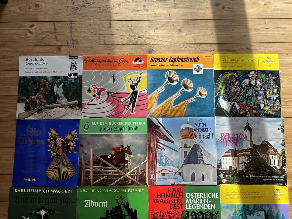 Schallplatten klassisch deutsch mittelgroß 1€ pro Stk in Aufhausen