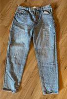 Stradivarius Mom Jeans blue used look Gr.40 Hessen - Gersfeld Vorschau