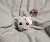 Trauriger Hamster Meme gehäkelt Kuscheltier Amigurumi Bayern - Landshut Vorschau