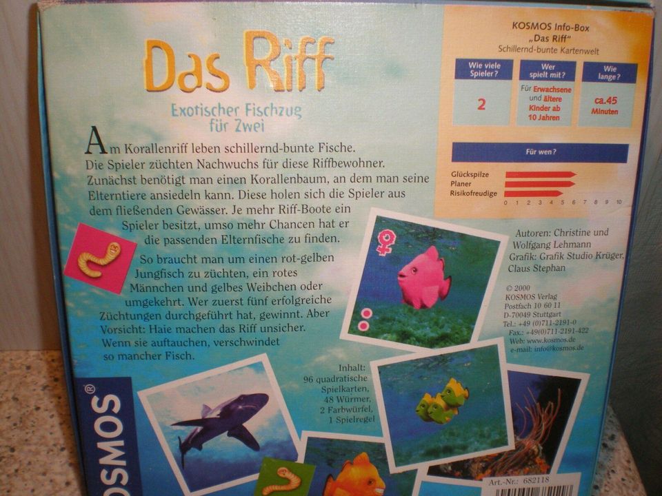 Kartenlegespiel*Das Riff,Exotischer Fischzug für Zwei*Unbespielt! in Harsewinkel