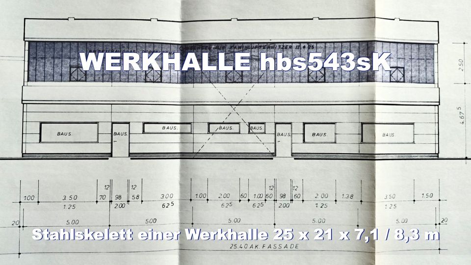 Stahlhalle gebraucht, Lagerhalle, Gewerbehalle, Industriehalle, Mehrzweckhalle, Werkhalle aus Rückbau in Trier