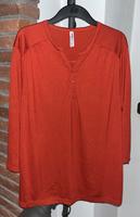 TAKKO FASHION Maxi Blue Shirt Gr. 50-52 rost rot Bluse Nordrhein-Westfalen - Wülfrath Vorschau